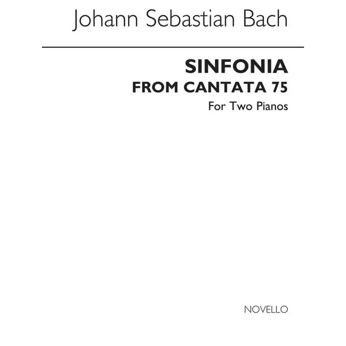 Bach, Johann Sebastian – Sinfonia From Cantata 75 (Walter Emery)