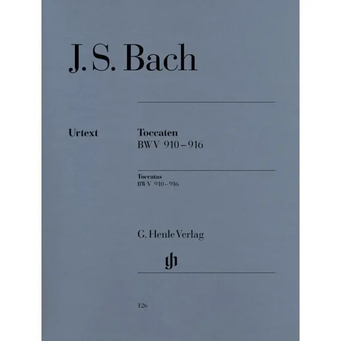 Bach, Johann Sebastian Toccatas BWV 910-916