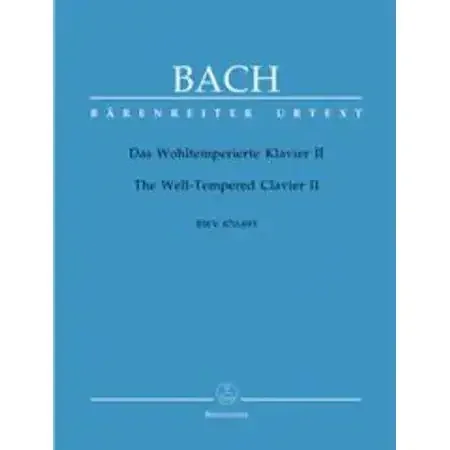 Bach, Johann Sebastian Well Tempered Bk2 48 Preludes and Fugues
