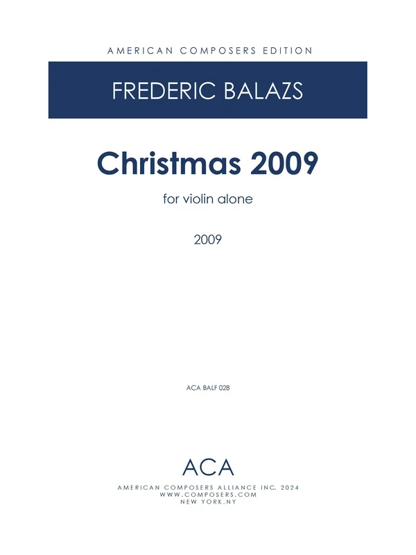 Balazs: Christmas 2009