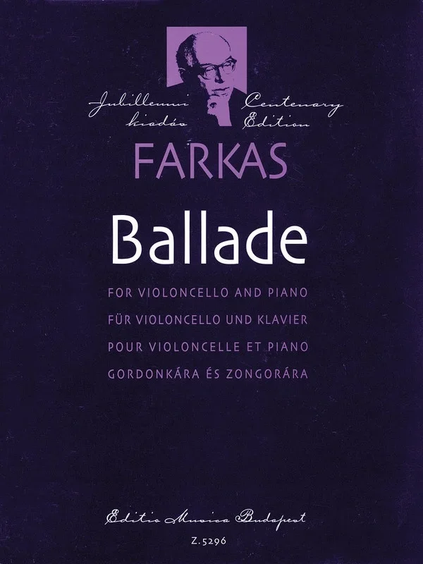 Ballade For Cello and Piano (Softcover Book)