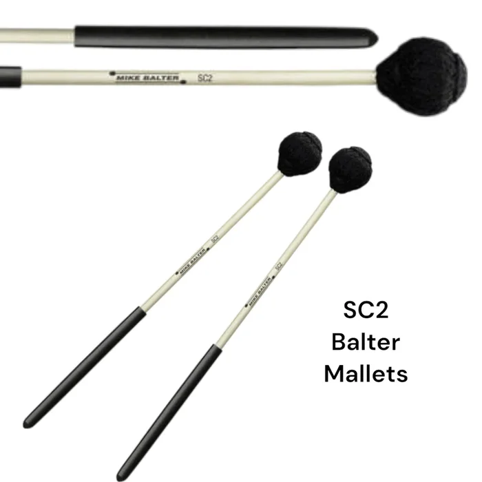 Balter SC2 Cymbal Mallet Black Yarn Medium Soft