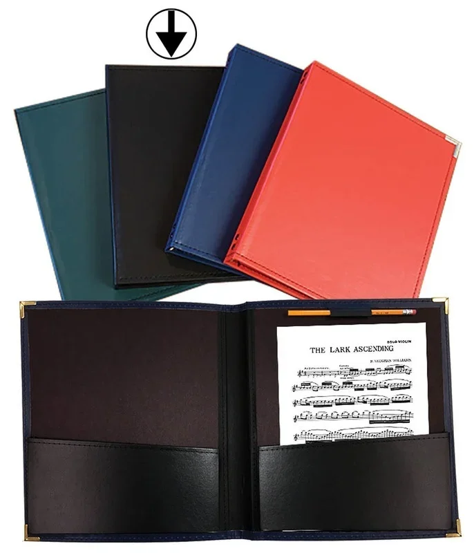 Band Folder 12X14 Black With Pencil Loop (Folder)