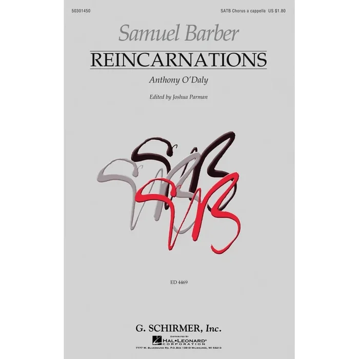 Barber, Samuel – Reincarnations – No. 2: Anthony O’Daly