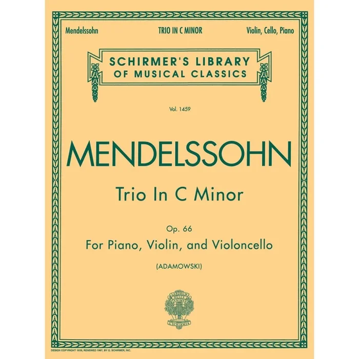 Bartholdy, Felix Mendelssohn – Trio in C Minor, Op. 66