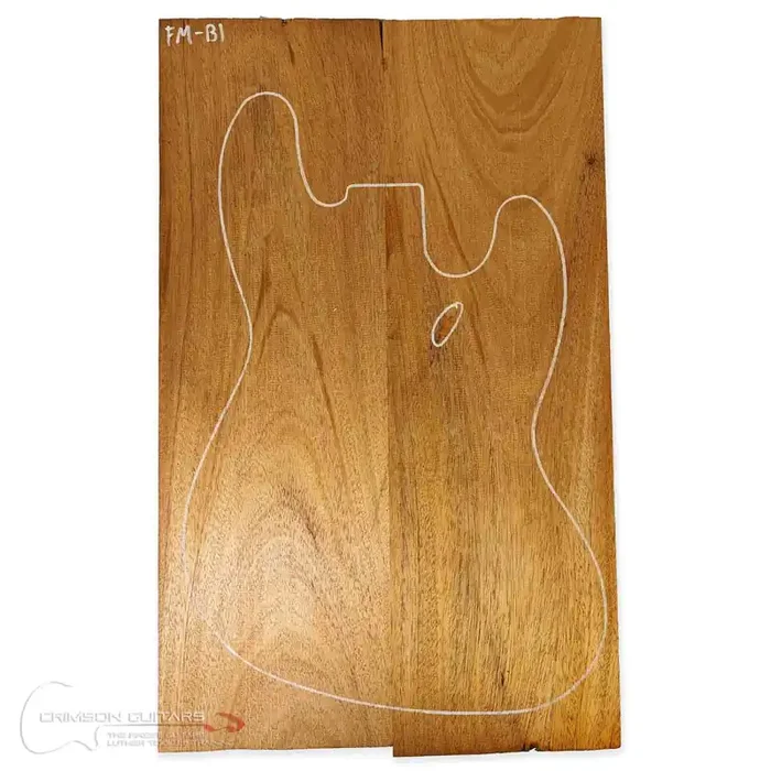 Bass Body Blank – Fijian Mahogany – 2 Piece – Joined – 4.65kg