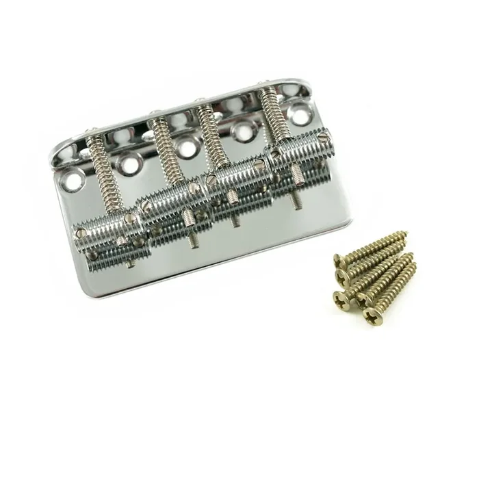 Bass Bridge Knurled Barrel Saddle Chrome