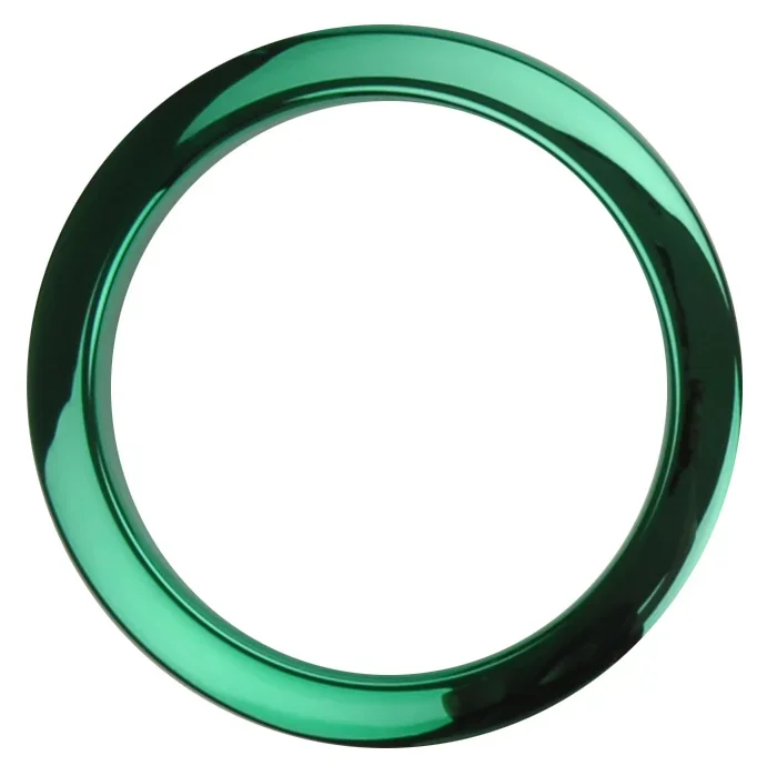 Bass Drum O’s 4″ Green Chrome Drum O’s