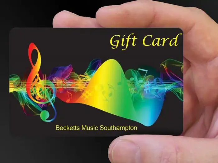 Becketts Music – Physical Gift Card Value 20.00