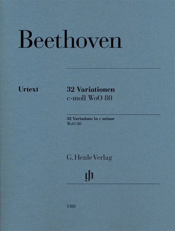 Beethoven: 32 Variations in C Minor WoO 80 Piano