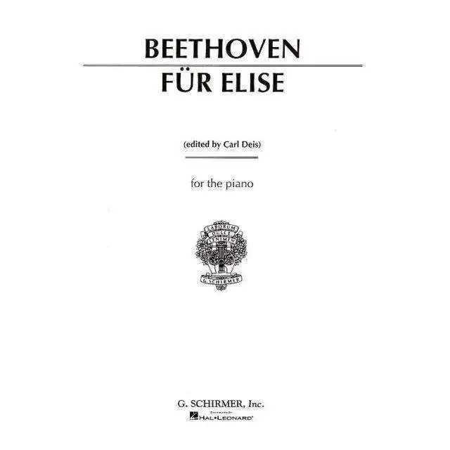 Beethoven – Fur Elise (Edited by Carl Deis)