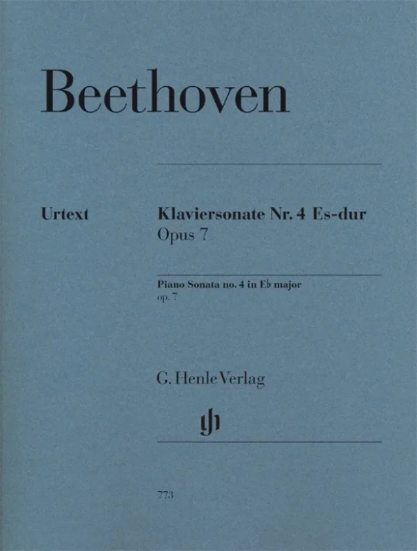 Beethoven – Sonata Op 7 E Flat Urtext (Softcover Book)