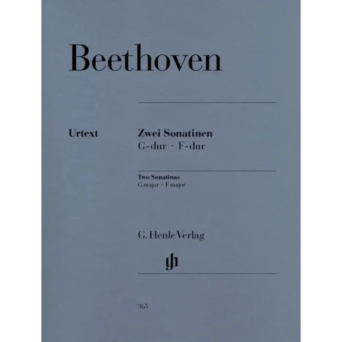Beethoven, Ludwig van – 2 Sonatinas for Piano F major and G major Anh. 5