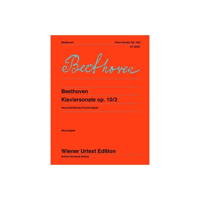 Beethoven, Ludwig van – Klaviersonate F-Dur op. 10/2
