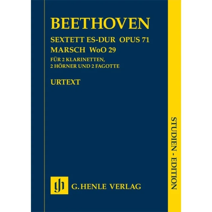 Beethoven, Ludwig van – Sextet in E flat Major op. 71 and March WoO 29