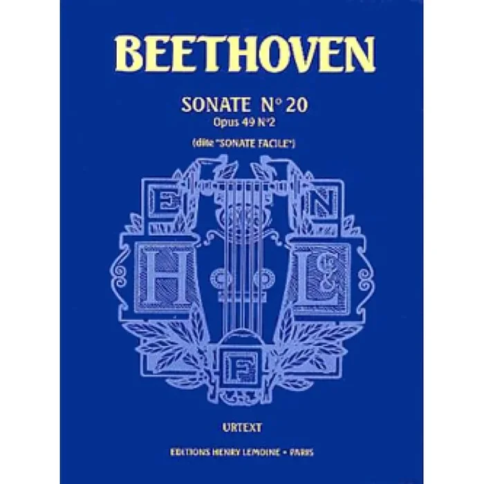 Beethoven, Ludwig van – Sonate n°20 Facile Op.49 n°2
