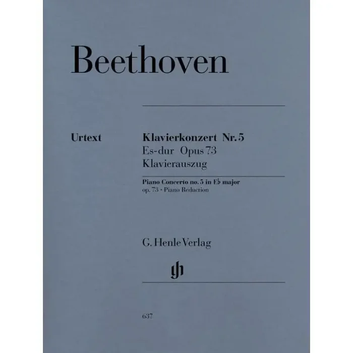 Beethoven, Ludwig van Piano Concerto no. 5 in E flat major op. 73
