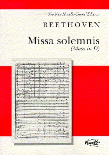 Beethoven : Missa Solemnis: Vocal Score (Novello)