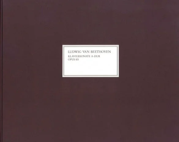 Beethoven: Piano Sonata No 28 in A Major Facsimile Bound Ed