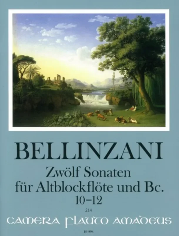 Bellinzani 12 Sonatas for Alto Recorder & Continuo – Nos. 10-12