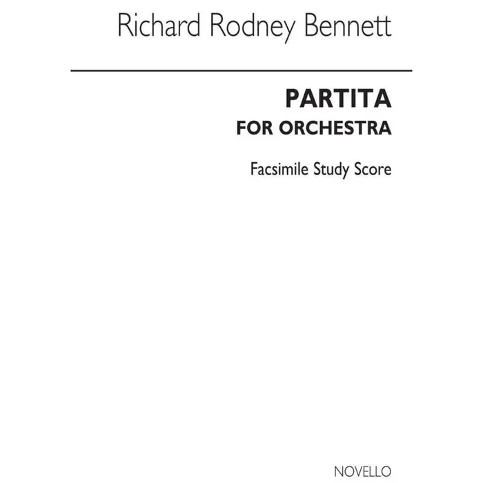 Bennett, Richard Rodney – Partita For Orchestra