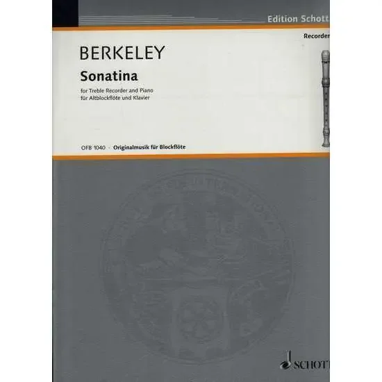 Berkeley – Sonatina (Recorder)