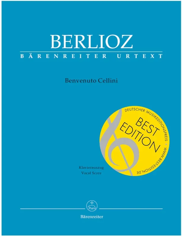 Berlioz: Benvenuto Cellini – Vocal Score