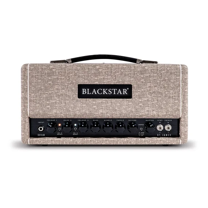 Blackstar St. James 50w EL34 Ultra Lightweight Valve Amp Head, Fawn