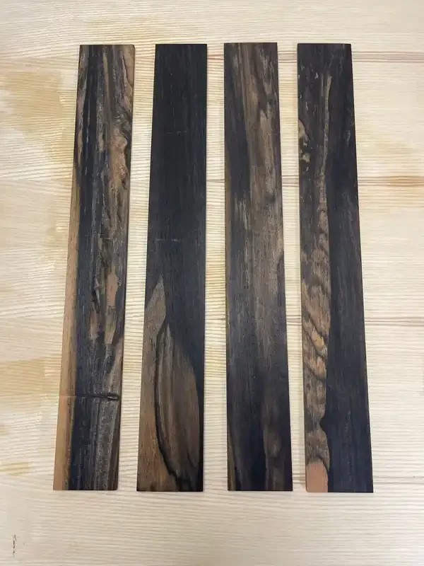 Blank African Ebony Fretboard for Guitar