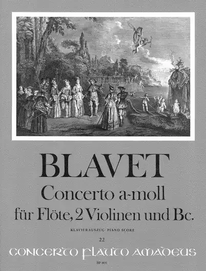 Blavet Concerto in A minor for Flute – Piano Reduction