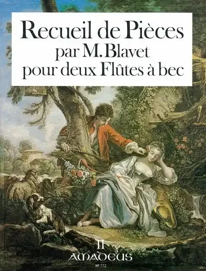 Blavet Recueil De Pieces for 2 Alto Recorders – Volume 2