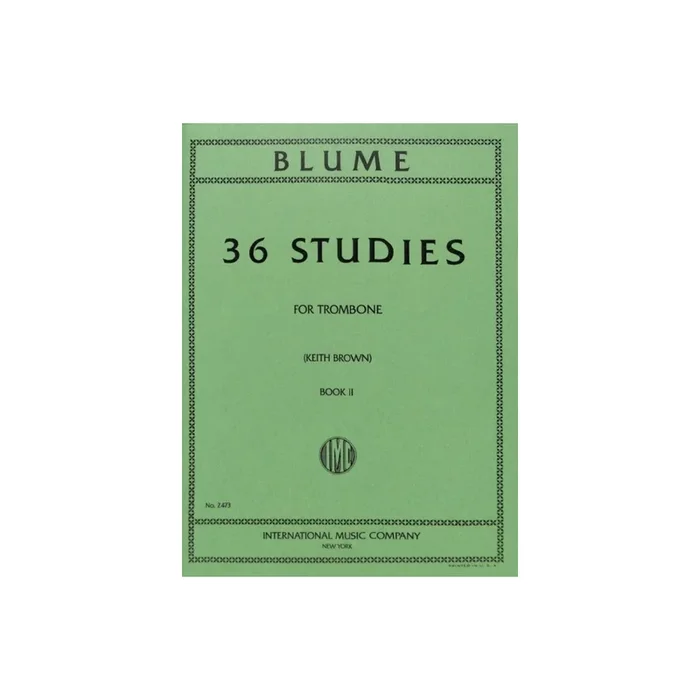 Blume, Oskar – 36 Studies Volume 2 Vol. 2