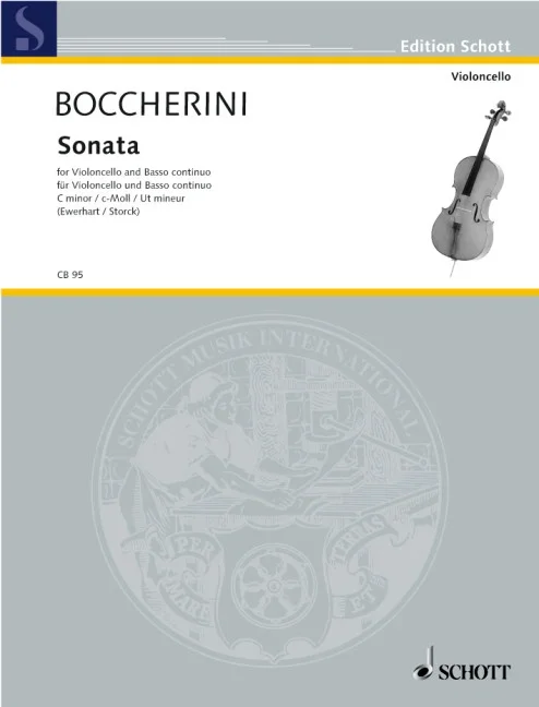 Boccherini, Luigi : Boccherini, Luigi : Sonata C Minor, – cello and basso continuo – Schott Digital