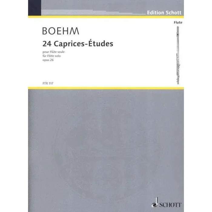 Boehm 24 Caprices-Etudes (for Solo Flute – Op.26)