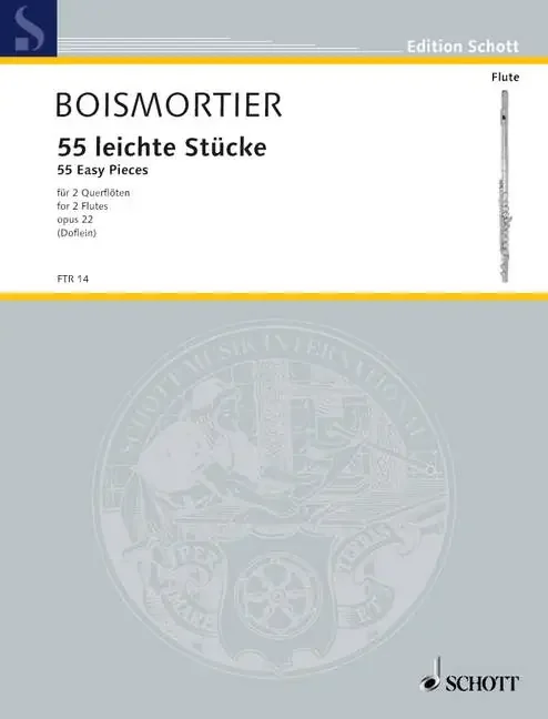 Boismortier 55 Easy Pieces for 2 Flutes
