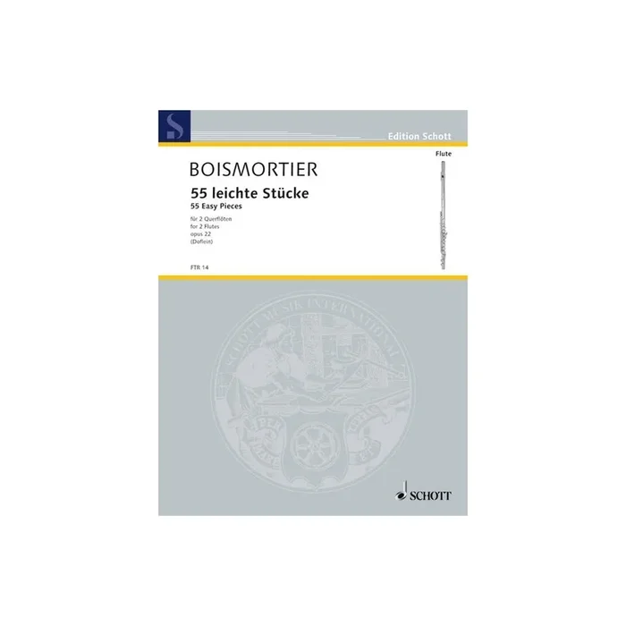 Boismortier, Joseph Bodin de – 55 Easy Pieces op. 22