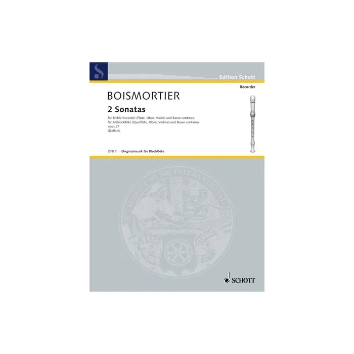 Boismortier, Joseph Bodin de – Two Sonatas