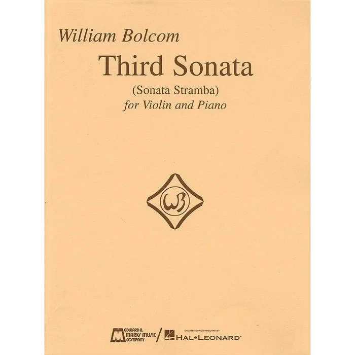 Bolcom, William – Third Sonata (Sonata Stramba) for Violin and Piano
