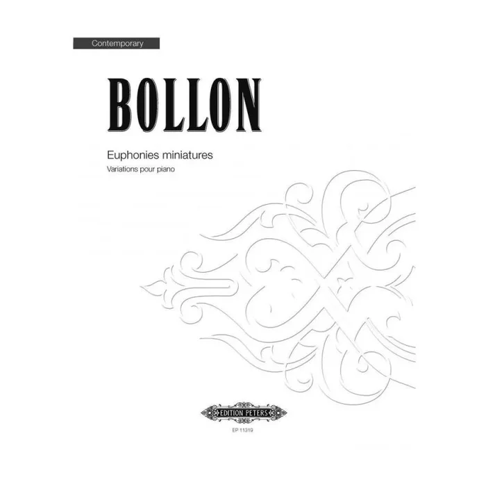 Bollon, Fabrice – Euphonies miniatures (Variations pour piano)