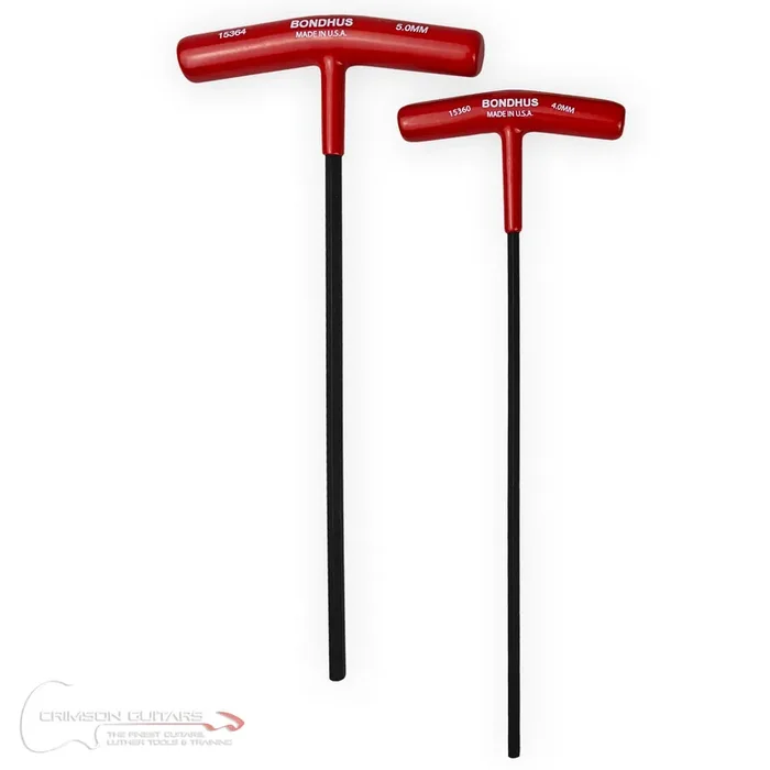 Bondhus T-Handle Truss Rod Adjustment Hex Keys – Metric