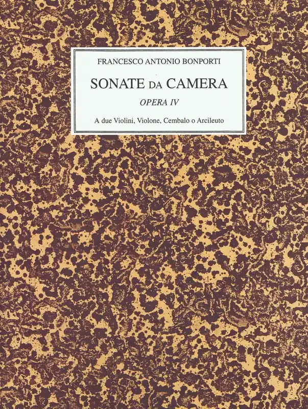 Bonporti Sonate da Camera, Opera IV