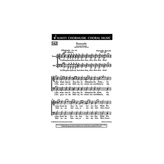Borodin, Alexander – Serenade