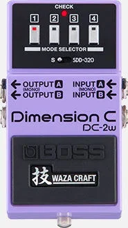 BOSS DC-2W Dimension-C WAZA CRAFT Analog Compact Effect Pedal