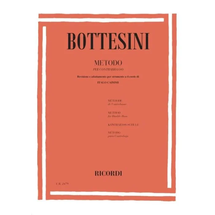 Bottesini, Giovanni – Metodo Per Contrabbasso