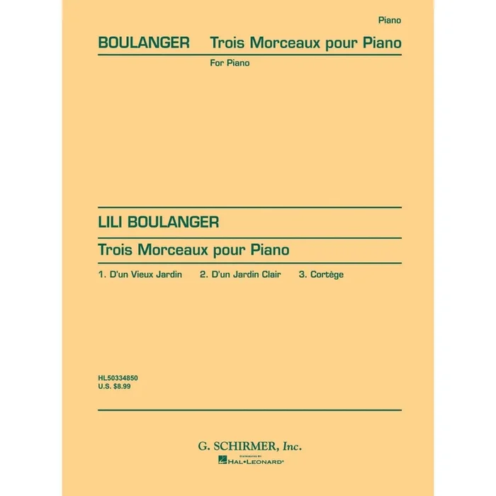 Boulanger, Lili – 3 Morceaux
