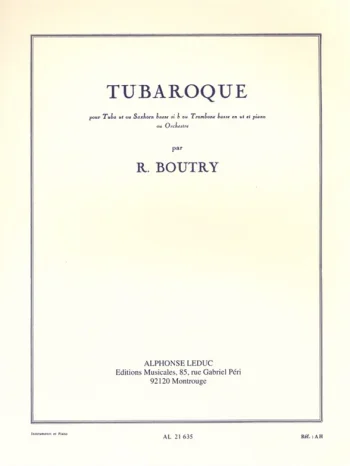 Boutry : Tubaroque: Tuba & Piano (Leduc)