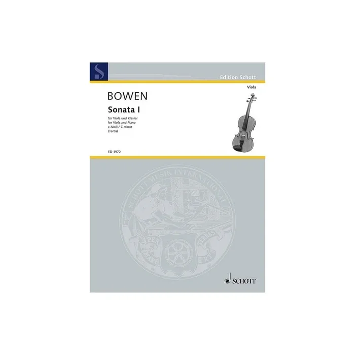 Bowen, York – Sonata No. 1 C Minor op. 18