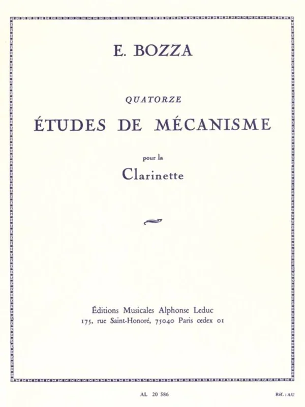Bozza: 14 Études de mécanisme