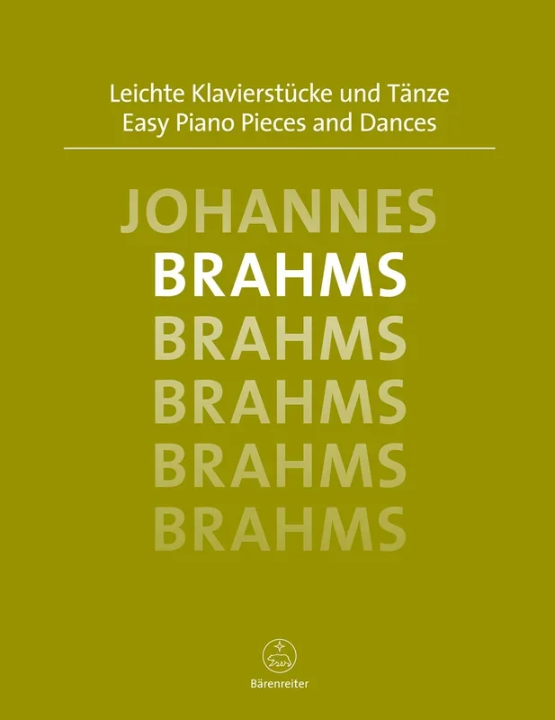 Brahms: Easy Piano Pieces & Dances for Solo Piano