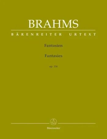 Brahms : Fantasias Op.116: Piano (Barenreiter)